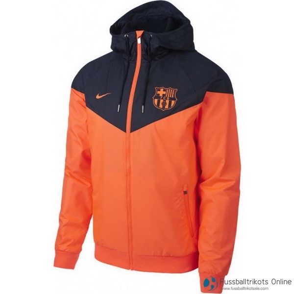 Barcelona Windjacke 2018/19 Blau Orange Fussballtrikots Günstig